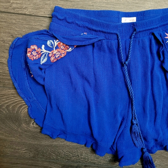 Boho Blue Shorts - Picture 5 of 5